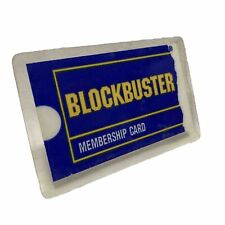 Vintage Original 1990 Blockbuster Video Membership Card Laminated picture