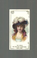 1889 N71 DUKE'S ACTORS & ACTRESSES  ADA REHAN   NM+  ITALIAN COSTUME  VINTAGE picture