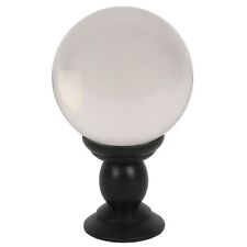 Large Clear Crystal Ball on Stand picture