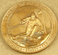 Romania 2nd Police Ski Championship 1993 Medal 60mm picture