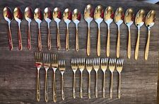 IMPERIAL CUSTOM STAINLESS-26 Piece Flatware “DELROSE” USA Made Retired Pattern picture