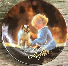 Vintage 1992 Just We Two Miniature Collector Plate Donald Zolan SIGNED picture