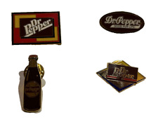 Vintage Dr. Pepper Lapel Pins / Pinback - Lot of FOUR picture