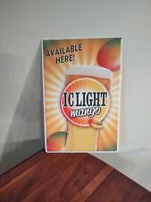 Rare I.C. Light Mango Beer Sign Iron City Hard To Find  picture