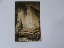 Stanton Maryland MD RPPC Real Photo Stage Curtains Meramec Caverns picture