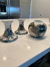 Vintage  Decorative Vase and Candle Holders Made In Macau  Toyo picture