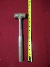 Vintage Solid Brass Handmade Hammer Mallot Metal Handle  picture