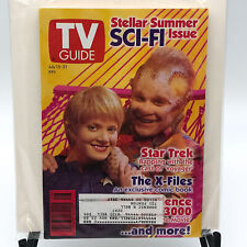 Star Trek TV Guide 1995 Stellar Summer Sci Fi Issue Rapping w/ Cast of Voyager Y picture
