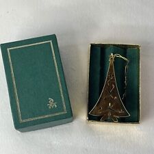 Danbury Mint  20 Kt. Gold Plated Christmas Ornament “The Christmas Tree “ picture