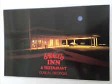 Shoney’s Inn & Restaurant Dublin Georgia Vintage Postcard picture