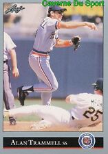 1992 ALAN TRAMMELL DETROIT TIGERS BASEBALL CARD LEAF picture