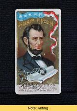 1888 Duke's Great Americans Tobacco N76 Abraham Lincoln READ 11bd picture