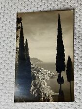 Postcard Capri Amalfi Coast Italy dia Cappuccini Mountain Top Real Photo RPPC  picture