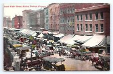 Postcard South Water Street Market District Chicago Illinois IL picture