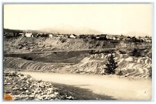 c1940's Fairplay Colorado And Mt. Silverheel Sanborn RPPC Photo Vintage Postcard picture
