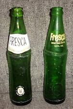 Vintage lot of 2 harder to find vintage FRESCA Soda Bottles mfd. by Coca-Cola Co picture