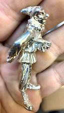 SALE Pewter Pulcinella Figurine, Venice Italy Miniature Made in Italy picture