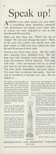1928 Metropolitan Life Important To Vote President Election Vtg Print Ad PR3 picture