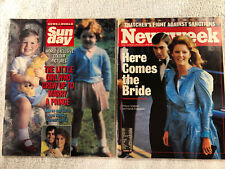 Two Royal Wedding Magazines 1986 ANDREW-FERGIE July 20&28 from London, UK picture
