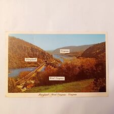 Postcard: Where 3 States Meet - Harpers Ferry West Virginia picture