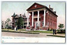 Dallas Texas TX Postcard Texas Baptist University Building c1905's Tuck Antique picture