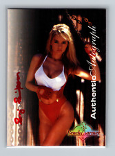 1997 Bench Warmers International Suzi Simpson Authentic Red Autograph #7 of 12 picture