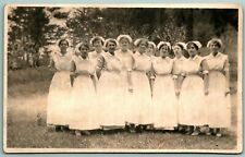 RPPC 1916 Senior Class School of Nursing Portland Oregon OR Postcard F16 picture