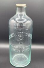 Vintage Pine Hill Crystal Spring Glass Water Bottle 5 Pints picture