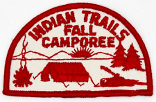 Vintage Fall Camporee Indian Trails Council Patch Sinnissippi Wisconsin Scouts picture