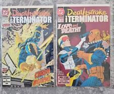 Deathstroke Terminator Vintage Comic Book Lot picture