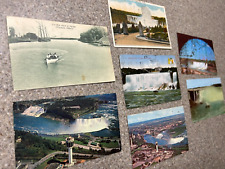 Lot of 7 Vintage Postcard Canada 1900- 1950s Chippewa Niagra Falls Victoria Park picture