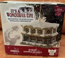 Its A Wonderful Life Porcelain Hanging Ornament-Bailey Savings & Loan (series 1) picture