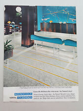 1966 Kentile Vinyl Floors Au Naturel Travel Office Modern Vtg  Magazine Print Ad picture