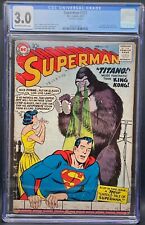 Superman 127 1959 CGC 3.0 Off-White to White Pages picture