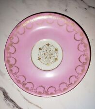 Vintage Royal Sealy Japan replacement saucer pink with gold picture