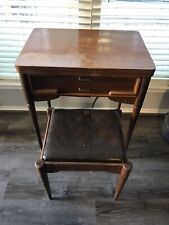 Vintage Singer 401A Sewing machine With Table picture