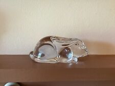 Beautiful  Clear Leaded Crystal Rabbit By Princess House. picture