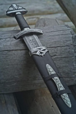 Handmade Damascus Steel Northmen SwordNordic Sword |Gift |Handmade Viking Sword picture