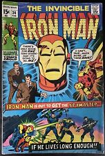 The Invincible Iron Man #34 1971 VG/FN (5.0) picture