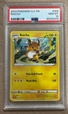 2023 Pokemon Classic Collection 009 Raichu Holo English PSA 10 graded card picture