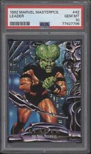 Leader 1992 Skybox Marvel Masterpieces #42 PSA 10 picture