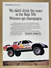 1989 Toyota Ivan Stewart Desert Truck Baja 500 Win vintage print Ad picture