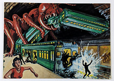 1984 Mars Attacks Terror in the Railroad Renata Galasso VTG Post Promo Card #4 picture