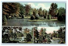 c1940 Scenes in Evergreen Cemetery, Portland, Maine ME Antique Postcard  picture