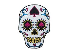 Sugar Skull Day Of The Dead Spade 4 inch Patch IV1290 F4D29Q picture