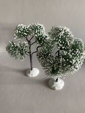 Lemax Snow Flocked Trees Set Of 2 picture