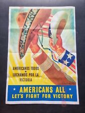 1941 WW2 USA AMERICA BUY WAR BOND SOLDIER ARMY MEXICO HAT FLAG PROPAGANDA POSTER picture