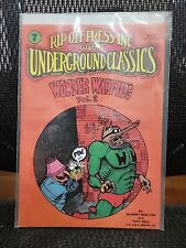 UNDERGROUND CLASSICS #7 Wart-Hog (1988) EX Condition RIP OFF PRESS Comic Book picture