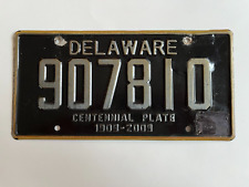 2009 Delaware License Plate Centennial Plate 1909 Rare Optional Commemorative picture