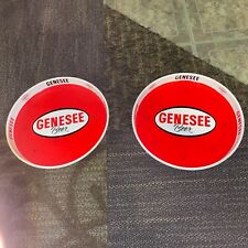 Genesee Beer Trays Matching Pair Vintage Fair Condition Used picture